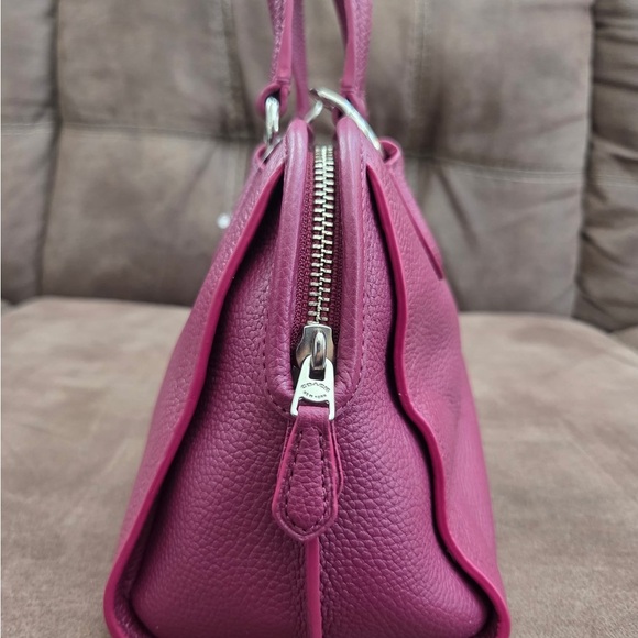 Coach Fuchsia Leather Satchel - Mini Nolita - Picture 6 of 10